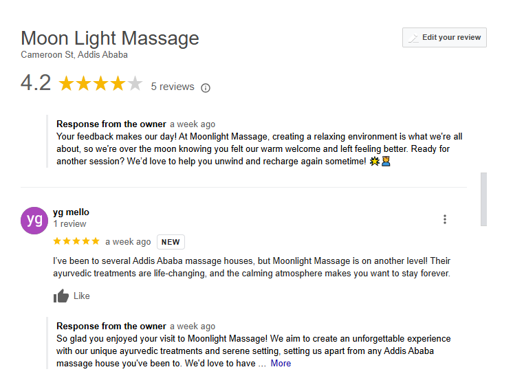 Best massage house in addis ababa